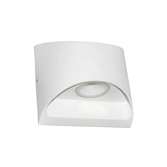 LED ΦΩΤ.ΕΠΙΤ.ΑΛΟΥΜ.ΟΒΑΛ ΔΙΠΛΗΣ ΚΑΤΕΥΘΥΝΣΗΣ 2Χ3W 3000K ΛΕΥΚO