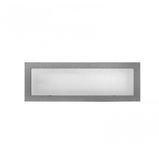 LED ΦΩΤΙΣΤ.ΑΛΟΥΜΙΝΙΟΥ ΕΠΙΤΟΙΧΟ ΟΡΘΟΓΩΝΙΟ 1.3W ΜΠΛΕ ΓΚΡΙ