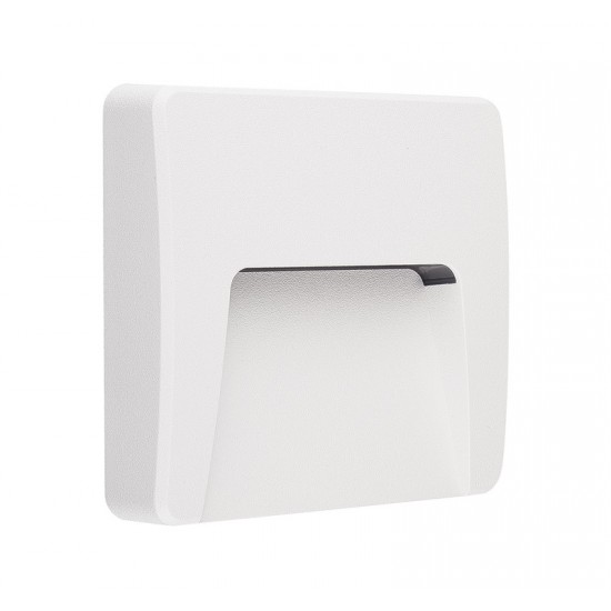 LED ΦΩΤΙΣ.PC ΕΠΙΤΟΙΧΟ ΕΜΜΕΣOY ΤΕΤΡΑΓΩΝΟ 3W 3000Κ IP65 ΛΕΥΚΟ