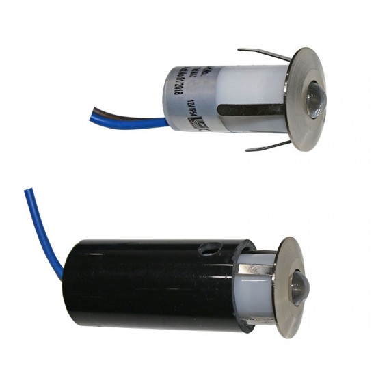 LED ΣΠΟΤ ΧΩΝΕΥΤΟ ΜΕ ΚΟΥΤΙ 0.6W 40° 12VAC ΘΕΡΜΟ ΣΑΤΙΝΕ