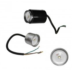 LED ΣΠΟΤ ΑΛΟΥΜ.ΔΙΑΔΡOMOY ΧΩΝΕΥΤΟ ΜΕ ΚΟΥΤΙ ΙΣΧΥΟΣ 1W ΜΠΛΕ