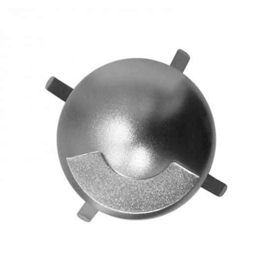 ΣΤΡΟΓΓΥΛΟ ΠΛΑΙΣΙΟ ΑΛΟΥΜΙΝΙΟΥ 1ΘΥΡ.ΓΙΑ 9503-1W 15° ΣΑΤΙΝΕ