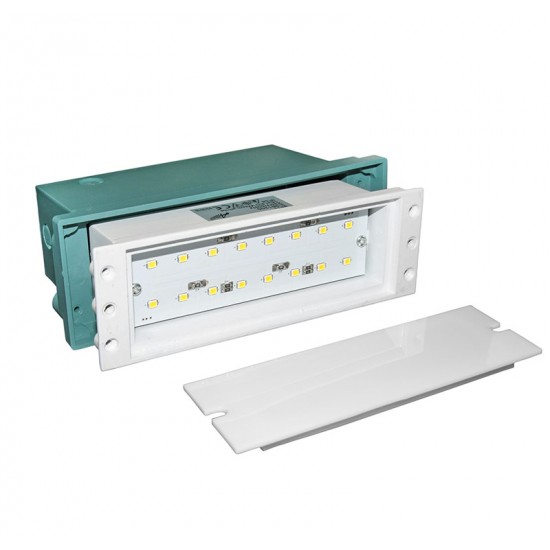 LED ΦΩΤ ΣΩΜΑ ΔΙΑΔΡ.ΑΛOYM.ΟΡΘΟΓΩΝ.ΧΩΝΕΥΤΟ ΜΕ ΚΟΥΤΙ 1W ΘΕΡΜΟ LED ΦΩΤ ΣΩΜΑ ΔΙΑΔΡ.ΑΛOYM.ΟΡΘΟΓΩΝ.ΧΩΝΕΥΤΟ ΜΕ ΚΟΥΤΙ 1W ΘΕΡΜΟ