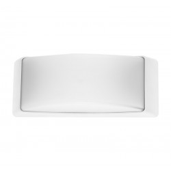 ΑΠΛΙΚΑ PC ΟΒΑΛ 1 ΝΤΟΥΙ Ε27 IP65 ΛΕΥΚΗ