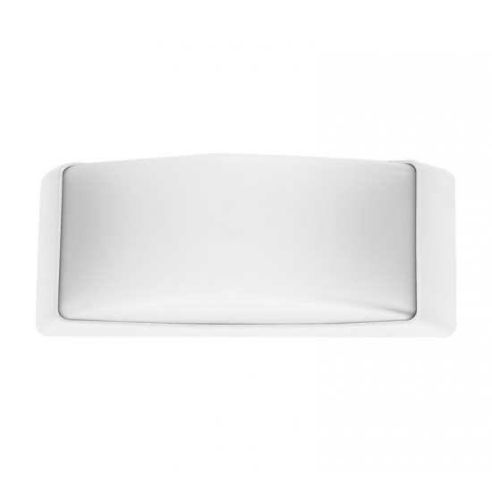 ΑΠΛΙΚΑ PC ΟΒΑΛ 1 ΝΤΟΥΙ Ε27 IP65 ΛΕΥΚΗ