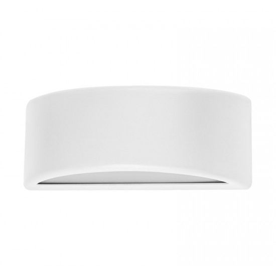 ΑΠΛΙΚΑ PC ΟΒΑΛ UP-DOWN 1 ΝΤΟΥΙ Ε27 IP65 ΛΕΥΚΗ