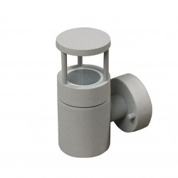 ΑΠΛΙΚΑ ΑΛΟΥΜ ΚΥΛΙΝΔ ΜΕ ΒΑΣΗ ΕΜΜΕΣΟΥ ΦΩΤΙΣΜΟΥ GU10 ΓΚΡΙ