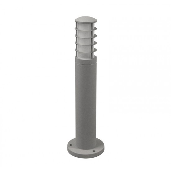 ΦΩΤΙΣΤΙΚΟ ΑΛΟΥΜΙΝΙΟΥ ΚΟΛΩΝΑ ΜΕ ΣΚΙΑΣΤΡΟ Φ65mm h:450mm Ε27 ΓΚΡΙ