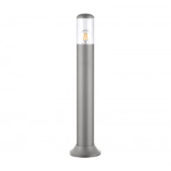 ΚΟΛΩΝΑ PC ΚΥΛΙΝΔΡΟΣ Φ91mm h70cm ΝΤΟΥΙ Ε27 IP54 ΓΚΡΙ