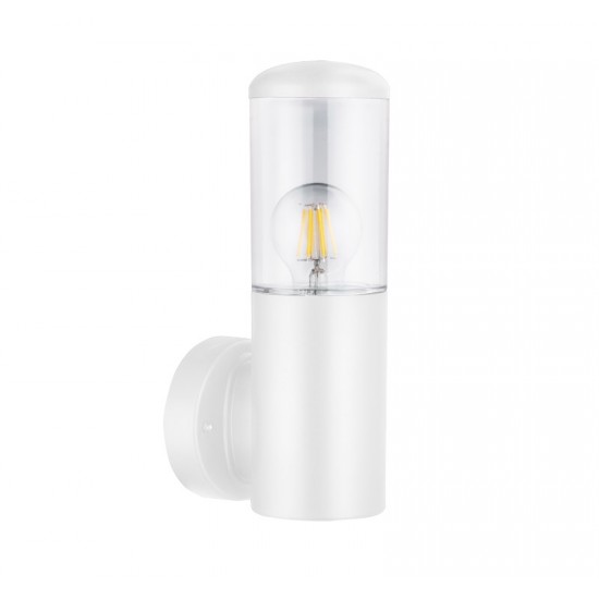 ΑΠΛΙΚΑ PC ΚΥΛΙΝΔΡΟΣ UP Φ91mm h30cm ΝΤΟΥΙ Ε27 IP44 ΛΕΥΚΗ