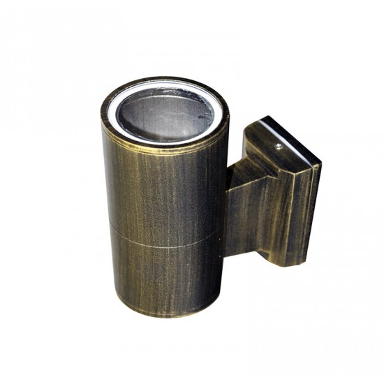 ΣΠΟΤ ΑΛΟΥΜΙΝΙΟΥ ΜΟΝΗΣ ΚΑΤΕΥΘΥΝΣΗΣ ΕΠΙΤΟΙΧ Φ90mm GU10 ΡΟΥΣΤΙΚ