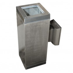 ΣΠΟΤ ΑΛΟΥΜ ΔΙΠΛΗΣ ΚΑΤΕΥΘΥΝ.ΤΕΤΡΑΓ.ΕΠΙΤΟΙΧΟ D108mmΕ27 ΣΑΤΙΝΕ