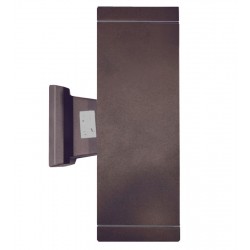 ΣΠΟΤ ΑΛΟΥΜ ΔΙΠΛΗΣ ΚΑΤΕΥΘΥΝ.ΤΕΤΡΑΓ.ΕΠΙΤΟΙΧΟ D108mmΕ27 ΣΚΟΥΡΙΑ