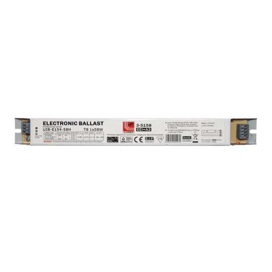 ΗΛΕΚΤΡΟΝΙΚΟ ΜΠΑΛΑΣΤ ΦΘΟΡΙΟΥ T8 1X58W