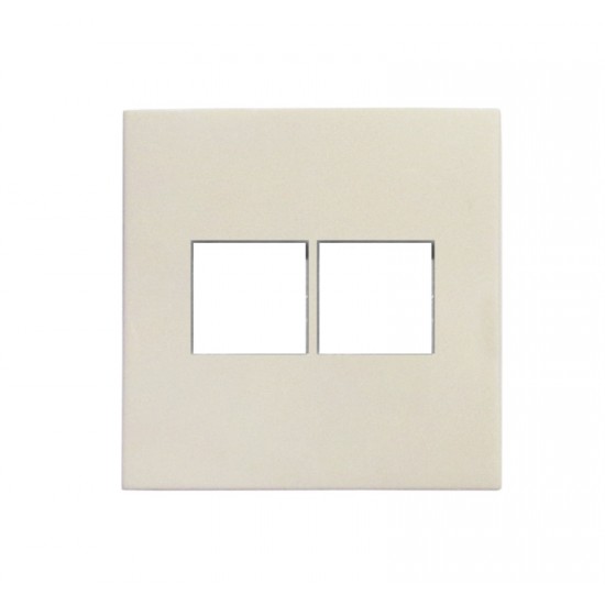 ΠΛΑΚΙΔΙΟ ΠΡΙΖΑΣ DATA ΔΙΠΛΗ RJ45+RJ45 Cat.6 ΜΠΕΖ ΠΛΑΚΙΔΙΟ ΠΡΙΖΑΣ DATA ΔΙΠΛΗ RJ45+RJ45 Cat.6 ΜΠΕΖ