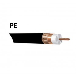 ΚΑΛΩΔΙΟ TV ΔΟΡΥΦΟΡΙΚΟ ΧΑΛΚΟΥ Πλεγμ&Φύλ.CU 75Ω PE ΜΑΥΡΟ 500μ