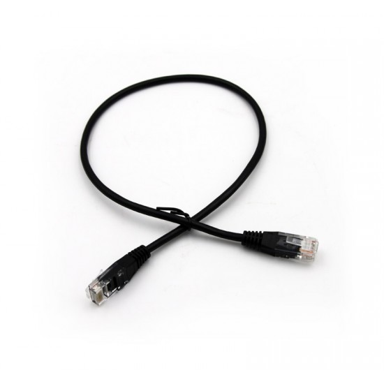 ΚΑΛΩΔΙΟ UTP Cat5e CCA 4x2x7*0.16mm 0.5m ECO ΜΑΥΡΟ ΚΑΛΩΔΙΟ UTP Cat5e CCA 4x2x7*0.16mm 0.5m ECO ΜΑΥΡΟ
