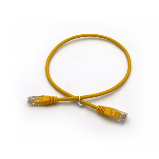 ΚΑΛΩΔΙΟ UTP Cat5e CCA 4x2x7*0.16mm 0.5m ECO ΚΙΤΡΙΝΟ ΚΑΛΩΔΙΟ UTP Cat5e CCA 4x2x7*0.16mm 0.5m ECO ΚΙΤΡΙΝΟ