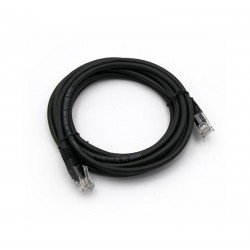 ΚΑΛΩΔΙΟ UTP Cat5e CCA 4x2x7*0.16mm 3m ECO ΜΑΥΡΟ