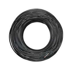 ΚΑΛΩΔΙΟ ΣΥΝΑΓΕΡΜΟΥ ΧΩΡΙΣ ΘΩΡΑΚΙΣΗ 2x0.22mm ΠΟΛΥΚΛΩΝΟ ΜΑΥΡΟ