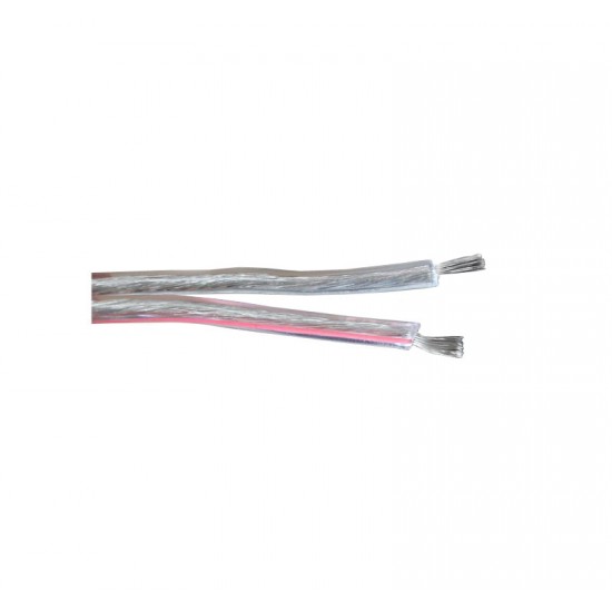 ΚΑΛΩΔΙΟ ΗΧΕΙΩΝ 2x0.75mm² ΔΙΑΦΑΝΟ