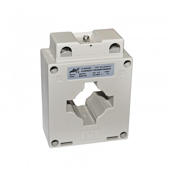 ΜΕΤΑΣΧ/ΣΤΗΣ ΕΝΤΑΣΕΩΣ ΜΠΑΡΑΣ Φ40 220V 200/5Α