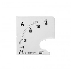 ΠΛΑΚΕΣ ΕΝΔΕΙΞΕΩΣ ΑΜΠΕΡΟΜΕΤΡΩΝ 72x72 150/5Α