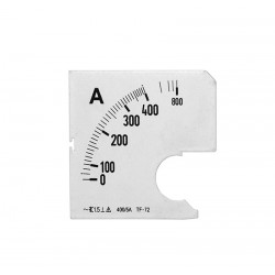 ΠΛΑΚΕΣ ΕΝΔΕΙΞΕΩΣ ΑΜΠΕΡΟΜΕΤΡΩΝ 72x72 400/5Α