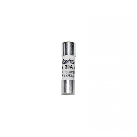 ΦΥΣΙΓΓΙΑ ΚΥΛΙΝΔΡΙΚΑ 10x38mm 20Α 1000VDC (FREDER)