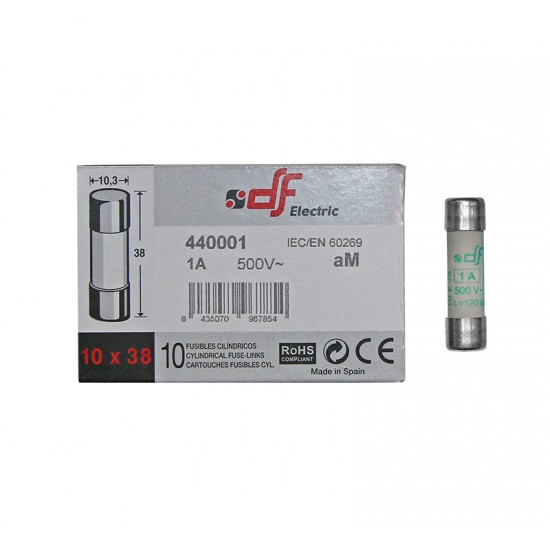 ΦΥΣΙΓΓΙΑ ΚΥΛΙΝΔΡΙΚΑ 10x38mm 1Α aM DF