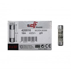 ΦΥΣΙΓΓΙΑ ΚΥΛΙΝΔΡΙΚΑ 8.5x31.5mm 16Α gG DF ΦΥΣΙΓΓΙΑ ΚΥΛΙΝΔΡΙΚΑ 8.5x31.5mm 16Α gG DF