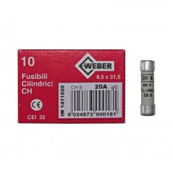 ΦΥΣΙΓΓΙΑ ΚΥΛΙΝΔΡΙΚΑ 8.5x31.5mm 20Α gG DF ΦΥΣΙΓΓΙΑ ΚΥΛΙΝΔΡΙΚΑ 8.5x31.5mm 20Α gG DF