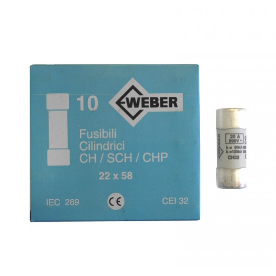 ΦΥΣΙΓΓΙΑ ΚΥΛΙΝΔΡΙΚΑ 22x58mm 20Α Gg