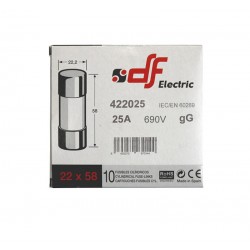 ΦΥΣΙΓΓΙΑ ΚΥΛΙΝΔΡΙΚΑ 22x58mm 25Α Gg