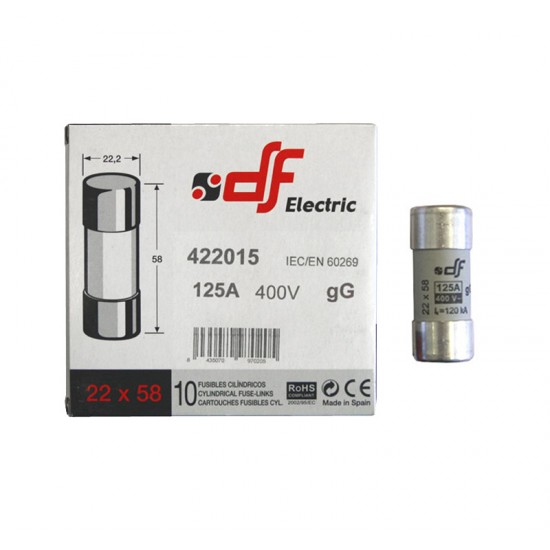 ΦΥΣΙΓΓΙΑ ΚΥΛΙΝΔΡΙΚΑ 22x58mm 125Α Gg