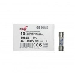 ΦΥΣΙΓΓΙΑ ΚΥΛΙΝΔΡΙΚΑ 10x38mm 4Α 1000VDC gR DF ΦΥΣΙΓΓΙΑ ΚΥΛΙΝΔΡΙΚΑ 10x38mm 4Α 1000VDC gR DF