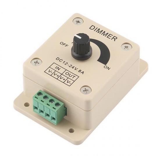 ΕΞΩΤΕΡΙΚΟ DIMMER 12-24V DC 8A ΕΞΩΤΕΡΙΚΟ DIMMER 12-24V DC 8A