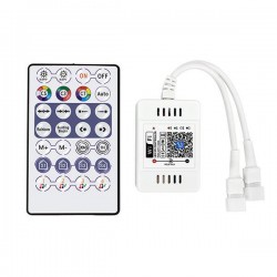 ΑΣΥΡΜΑΤΟ CONTROLLER RF Wifi & Bluetooth PIXEL DC5-24V, 2CH (Max. 2048 PIXEL) ΑΣΥΡΜΑΤΟ CONTROLLER RF Wifi & Bluetooth PIXEL DC5-24V, 2CH (Max. 2048 PIXEL)