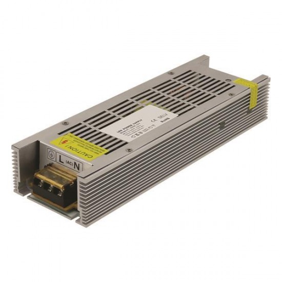 ΤΡΟΦΟΔΟΤΙΚΟ ΜΕΤΑΛΛΙΚΟ SLIM 12V DC 250W IP20 ΤΡΟΦΟΔΟΤΙΚΟ ΜΕΤΑΛΛΙΚΟ SLIM 12V DC 250W IP20
