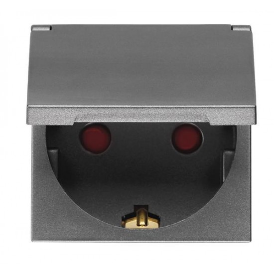 ΠΡΙΖΑ ΣΟΥΚΟ ΜΕ ΚΑΠΑΚΙ 2 MODULES 16A ΓΡΑΦΙΤΗΣ ΠΡΙΖΑ ΣΟΥΚΟ ΜΕ ΚΑΠΑΚΙ 2 MODULES 16A ΓΡΑΦΙΤΗΣ