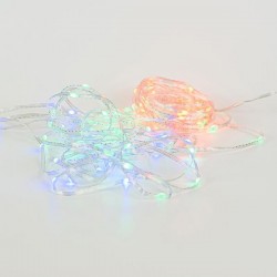 ΣΕΙΡΑ, 100 SMART MINI LED, USB, ΔΙΑΧΕΙΡΙΣΗ ΠΡΟΓΡΑΜΜΑΤΟΣ ΜΕ ΕΦΑΡΜΟΓΗ, ΜΕ ΤΗΛΕΧΕΙΡΙΣΤΗΡΙΟ, ΔΙΑΦΑΝΟ ΚΑΛΩΔΙΟ ΠΛΑΚΕ, RGB LED, ΑΝΑ 10cm, ΠΡΟΕΚΤΑΣΗ ΠΑΡΟΧΗΣ 2m, IP20