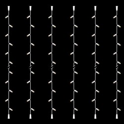 ΣΕΙΡΑ, DIY, 30LED, ΛΕΥΚΟ ΚΑΛΩΔΙΟ ΚΑΟΥΤΣΟΥΚ, ΜΕ ΕΠΕΚΤΑΣΗ, 2 ΚΟΝΕΚΤΟΡΕΣ, ΘΕΡΜO ΛΕΥΚO LED, ΑΝΑ 10cm, ΣΕΤ 6ΤΜΧ, ΙΡ65