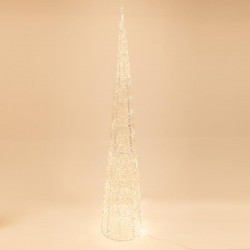 ΚΩΝΟΣ ΦΩΤΙΖΟΜΕΝΟΣ ΙΡΙΔΙΖΩΝ 280cm, 3200 ΘΕΡΜΑ LED, 31V ΜΕΤΑΣΧΗΜΑΤΙΣΤΗ, TIMER, ΑΣΗΜΙ ΧΑΛΚΙΝΟ ΚΑΛΩΔΙΟ, ΘΕΡΜΟ ΛΕΥΚΟ LED, ΠΡΟΕΚΤΑΣΗ ΠΑΡΟΧΗΣ 5m, IP44