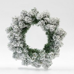 ΣΤΕΦΑΝΙ, ΧΙΟΝΙΣΜΕΝΟ, PVC, 45cm ΣΤΕΦΑΝΙ, ΧΙΟΝΙΣΜΕΝΟ, PVC, 45cm