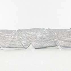 ΚΟΡΔΕΛΑ ΑΣΗΜΙ, ΜΕ GLITTER, 6,35cm, 10Y