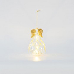 ΓΥΑΛΙΝΟ ΚΗΡΟΠΗΓΙΟ, ΑΓΓΕΛΟΣ, ΔΙΑΦΑΝΟ, 9x15cm