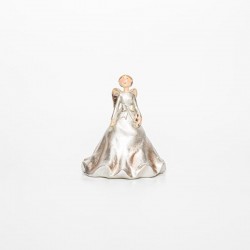 ΔΙΑΚΟΣΜΗΤΙΚΟ ΠΟΛΥΡΕΖΙΝ, ΑΓΓΕΛΟΣ, ΑΠΑΛΟ ΧΡΥΣΟ, 9,5x9,5x11,5cm