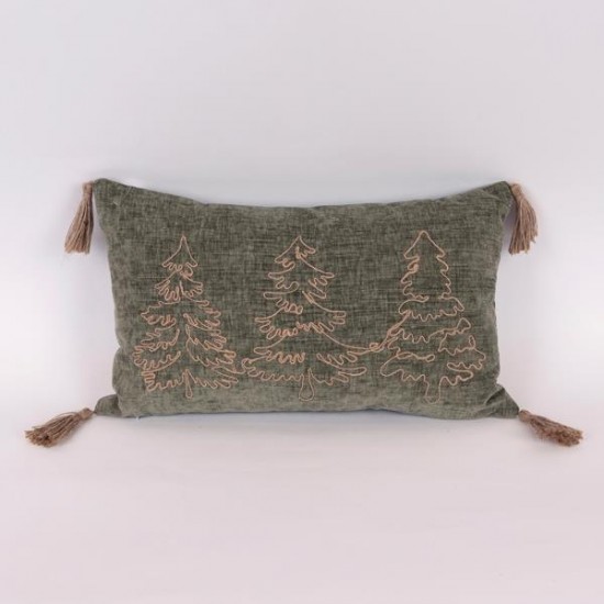 ΜΑΞΙΛΑΡΙ ΛΑΔΙ, ΜΕ ΧΡΙΣΤΟΥΓΕΝΝΙΑΤΙΚΑ ΔΕΝΤΡΑ, 30x50cm