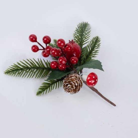 ΠΙΚΑΚΙ ΜΕ ΚΟΚΚΙΝΑ BERRIES, ΜΗΛΟ ΚΑΙ ΚΟΚΟΥΝΑΡΙ, 20cm ΠΙΚΑΚΙ ΜΕ ΚΟΚΚΙΝΑ BERRIES, ΜΗΛΟ ΚΑΙ ΚΟΚΟΥΝΑΡΙ, 20cm