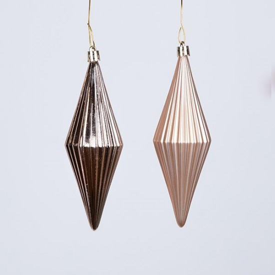 ΔΙΑΜΑΝΤΙΑ ΠΛΑΣΤΙΚΑ, ΡΟΖ ΧΡΥΣΟ, 2 ΓΥΑΛΙΣΤΕΡΑ 3 ΜΑΤ, ΣΕΤ 5ΤΜΧ, 15cm